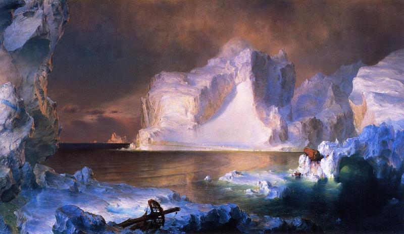 Frederic Edwin Church The Iceburgs China oil painting art